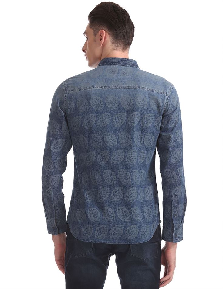 Ed Hardy Men Casual Wear Printed Shirt